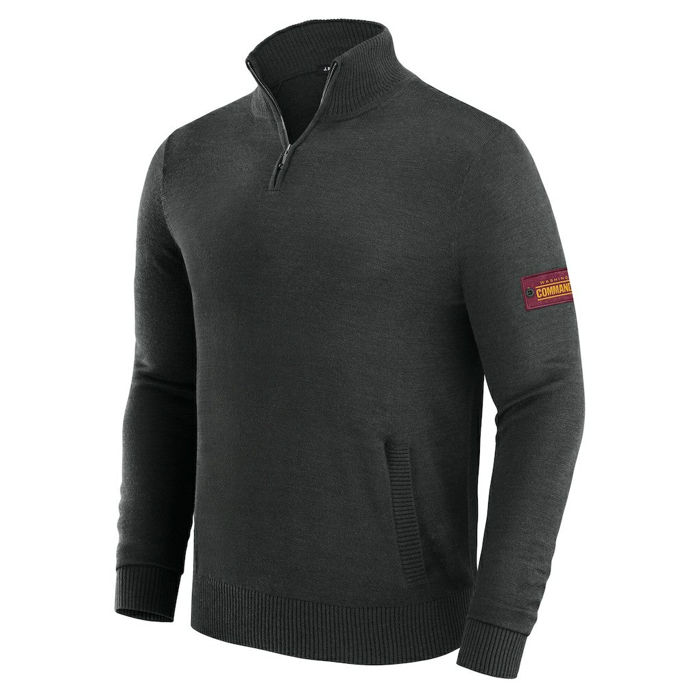 Washington Commanders J. Palmer Franchise Quarter-Zip Sweater Black | NFL