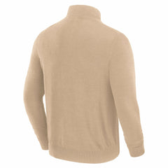 Detroit Lions J. Palmer Franchise Quarter-Zip Sweater Tan | NFL