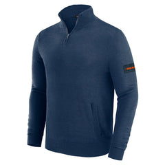 Chicago Bears J. Palmer Franchise Quarter-Zip Sweater Navy | NFL