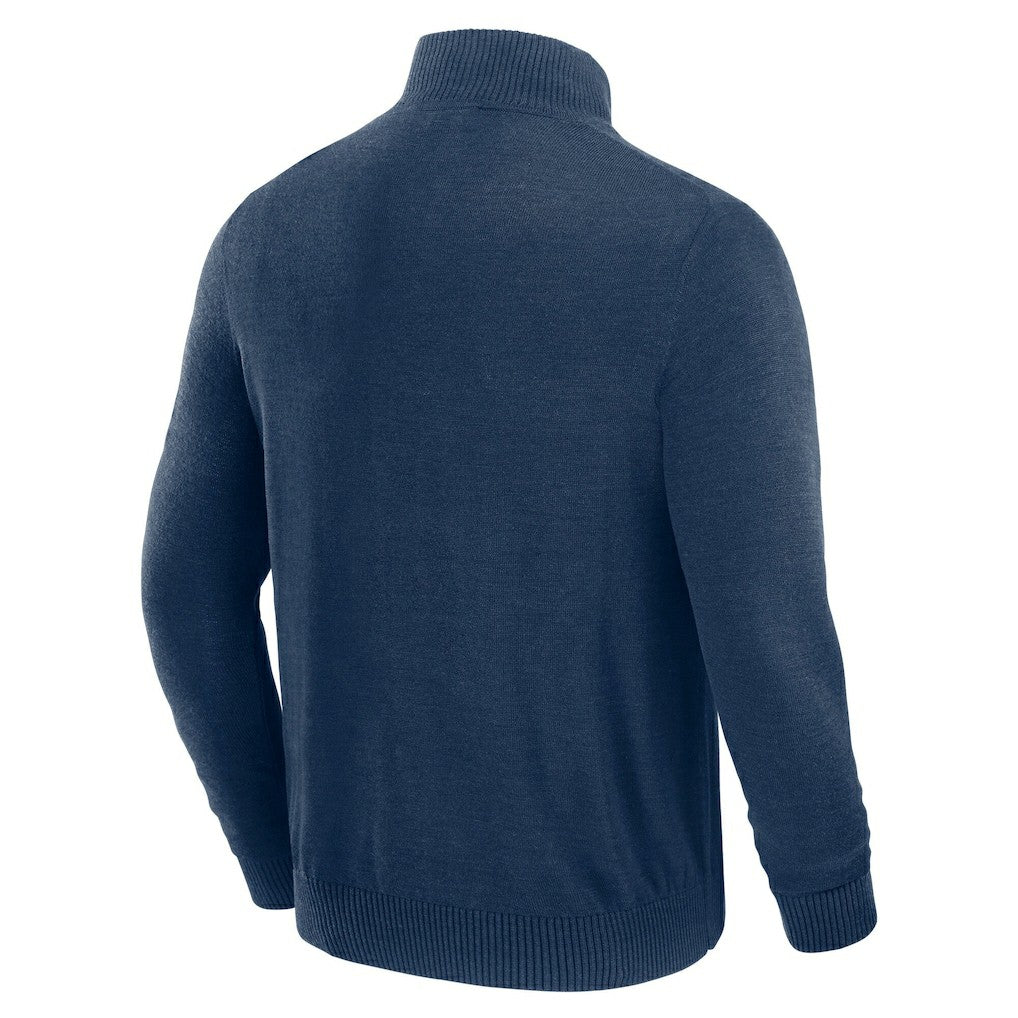 New England Patriots J. Palmer Franchise Quarter-Zip Sweater Navy | NFL