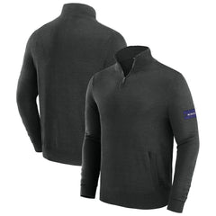 Baltimore Ravens J. Palmer Franchise Quarter-Zip Sweater Black | NFL