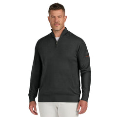 Cincinnati Bengals J. Palmer Franchise Quarter-Zip Sweater Black | NFL