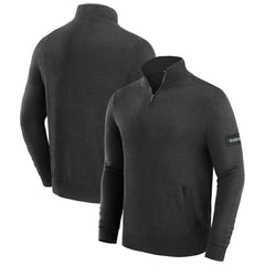 Las Vegas Raiders J. Palmer Franchise Quarter-Zip Sweater Black | NFL