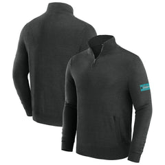 Miami Dolphins J. Palmer Franchise Quarter-Zip Sweater Black | NFL
