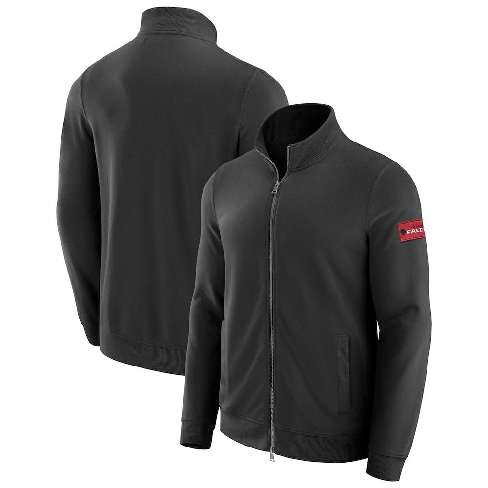 Atlanta Falcons J. Palmer QB1 Full-Zip Sweatshirt Black | NFL