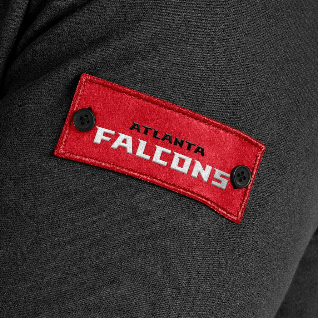 Atlanta Falcons J. Palmer QB1 Full-Zip Sweatshirt Black | NFL