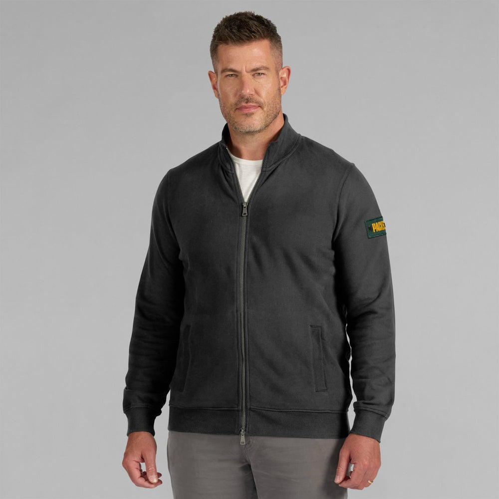 Green Bay Packers J. Palmer QB1 Full-Zip Sweatshirt Black | NFL