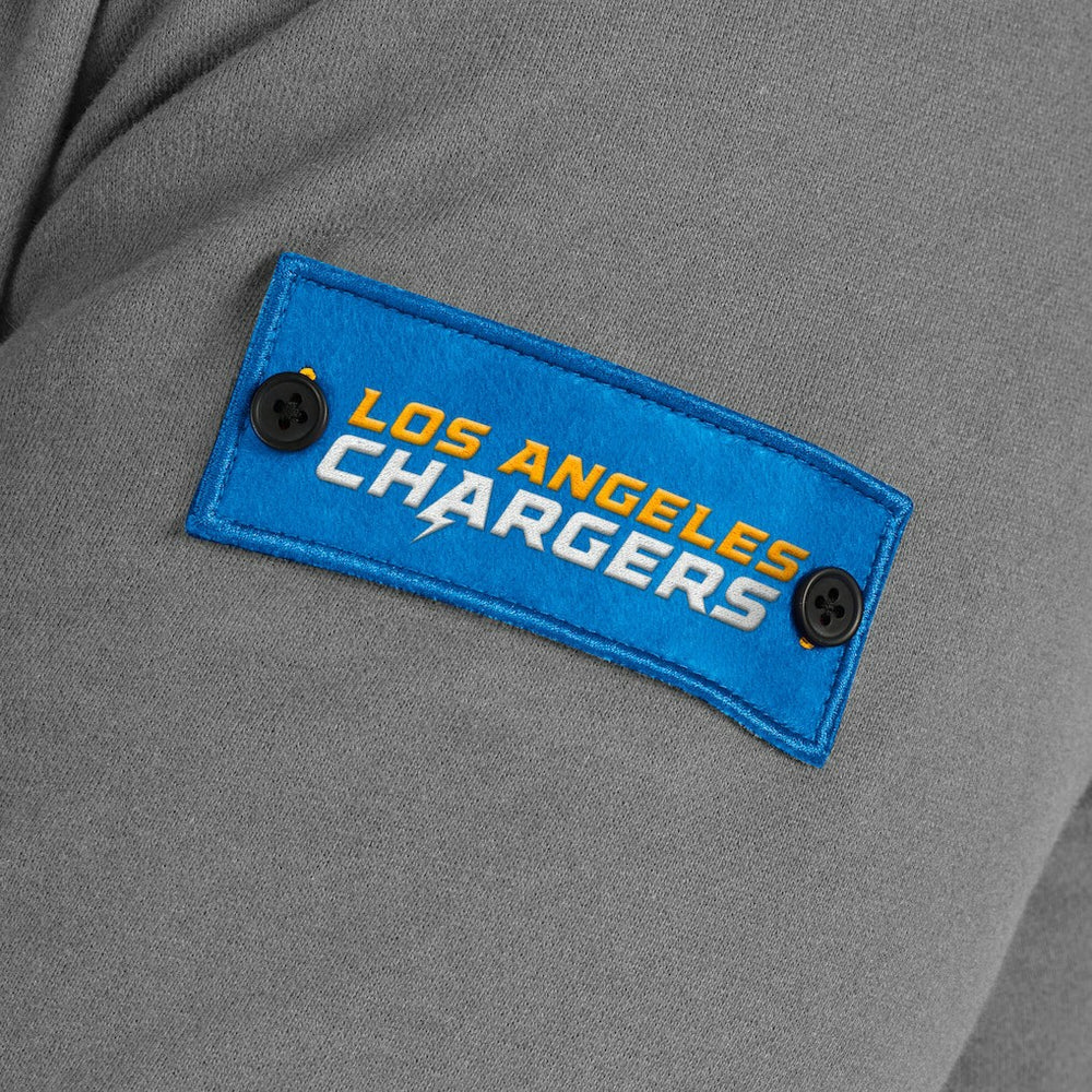 Los Angeles Chargers J. Palmer QB1 Full-Zip Sweatshirt Graphite | NFL