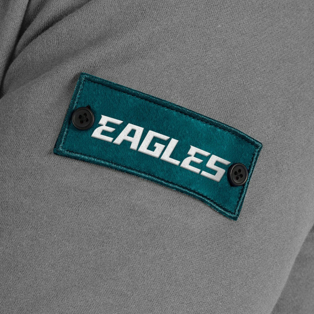 Philadelphia Eagles J. Palmer QB1 Full-Zip Sweatshirt Graphite | NFL