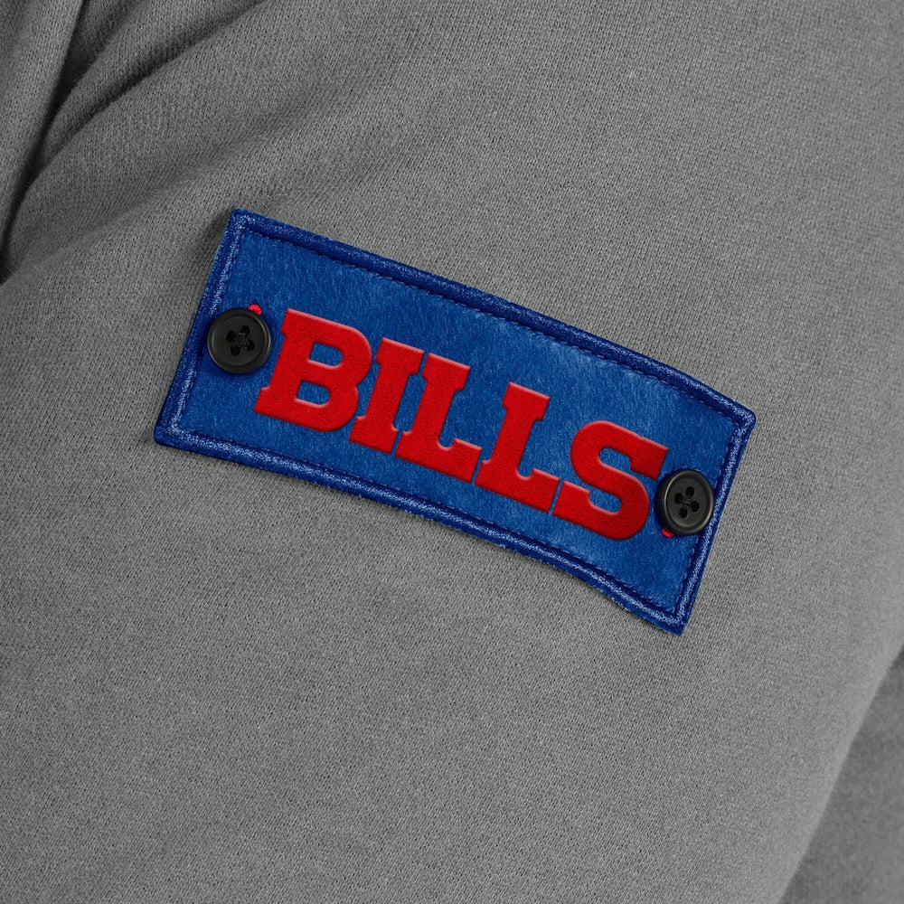 Buffalo Bills J. Palmer QB1 Full-Zip Sweatshirt Graphite | NFL