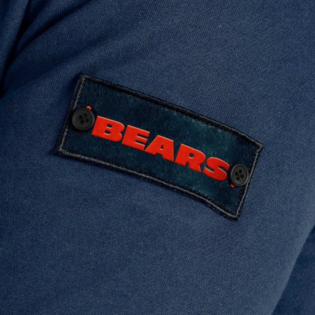Chicago Bears J. Palmer QB1 Full-Zip Sweatshirt Navy | NFL