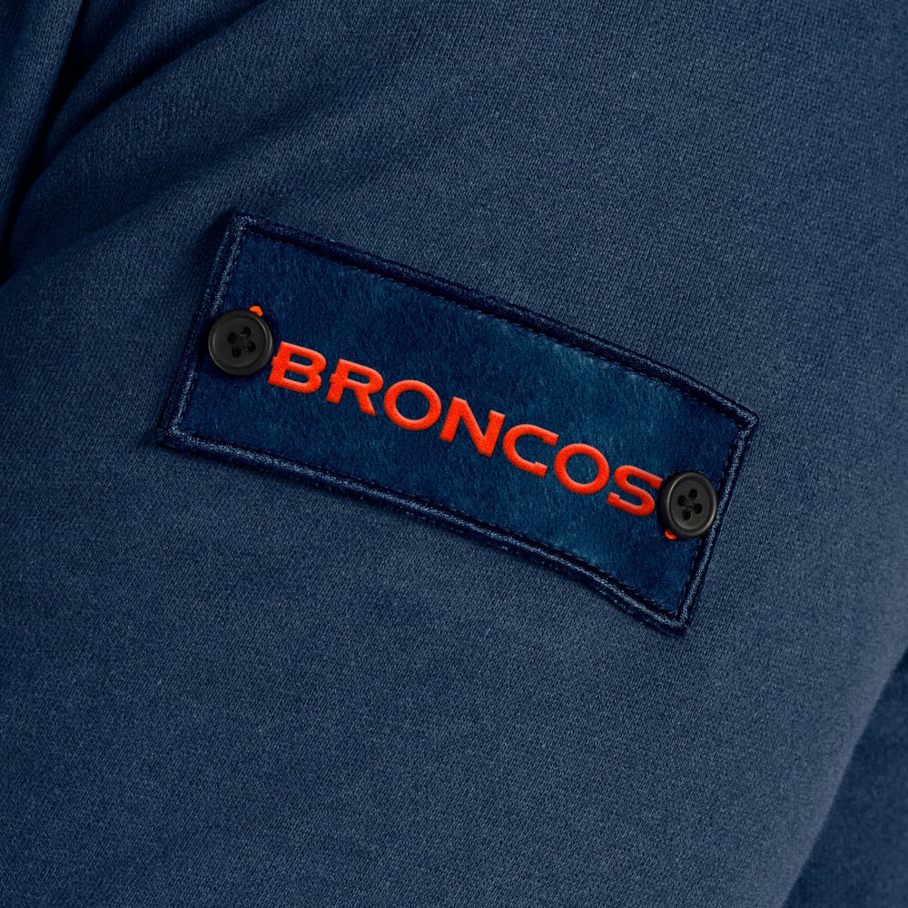 Denver Broncos J. Palmer QB1 Full-Zip Sweatshirt Navy | NFL