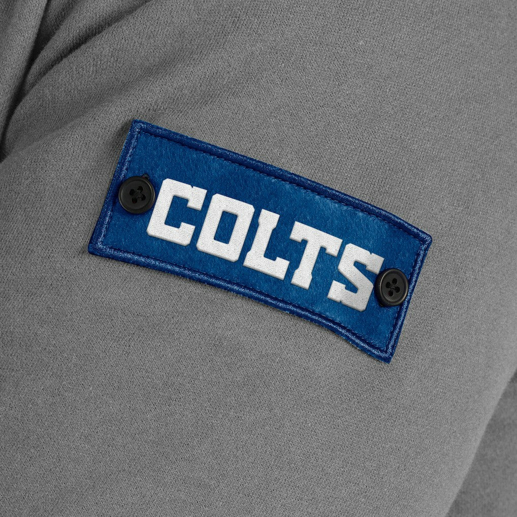 Indianapolis Colts J. Palmer QB1 Full-Zip Sweatshirt Graphite | NFL