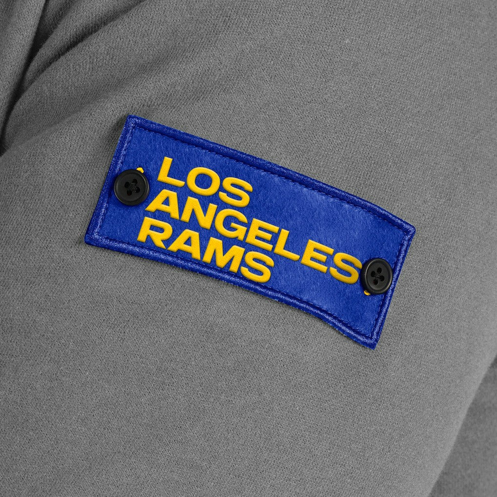 Los Angeles Rams J. Palmer QB1 Full-Zip Sweatshirt Graphite | NFL