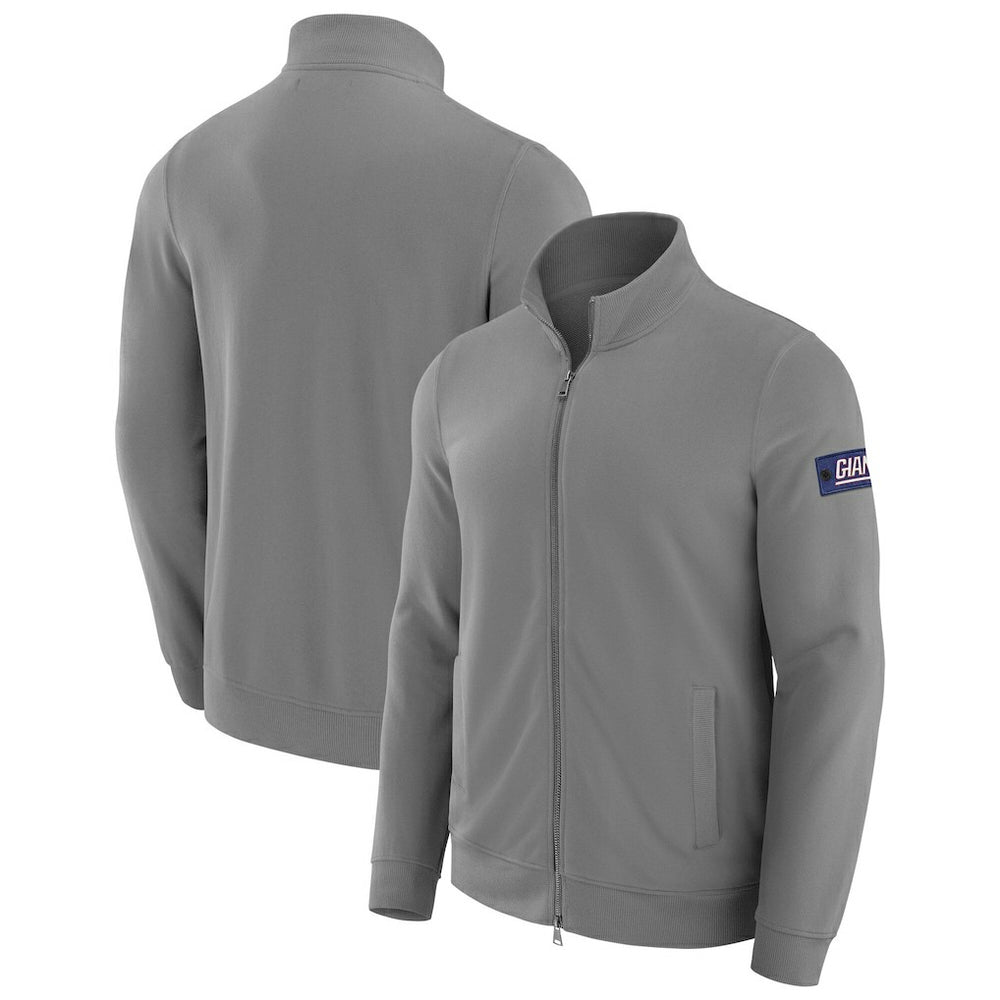 New York Giants J. Palmer QB1 Full-Zip Sweatshirt Graphite | NFL