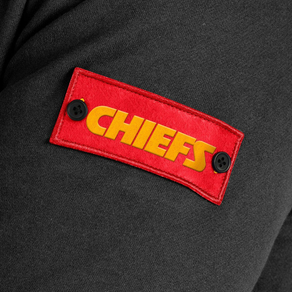 Kansas City Chiefs J. Palmer QB1 Full-Zip Sweatshirt Black | NFL