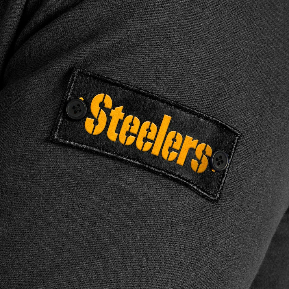 Pittsburgh Steelers J. Palmer QB1 Full-Zip Sweatshirt Black | NFL