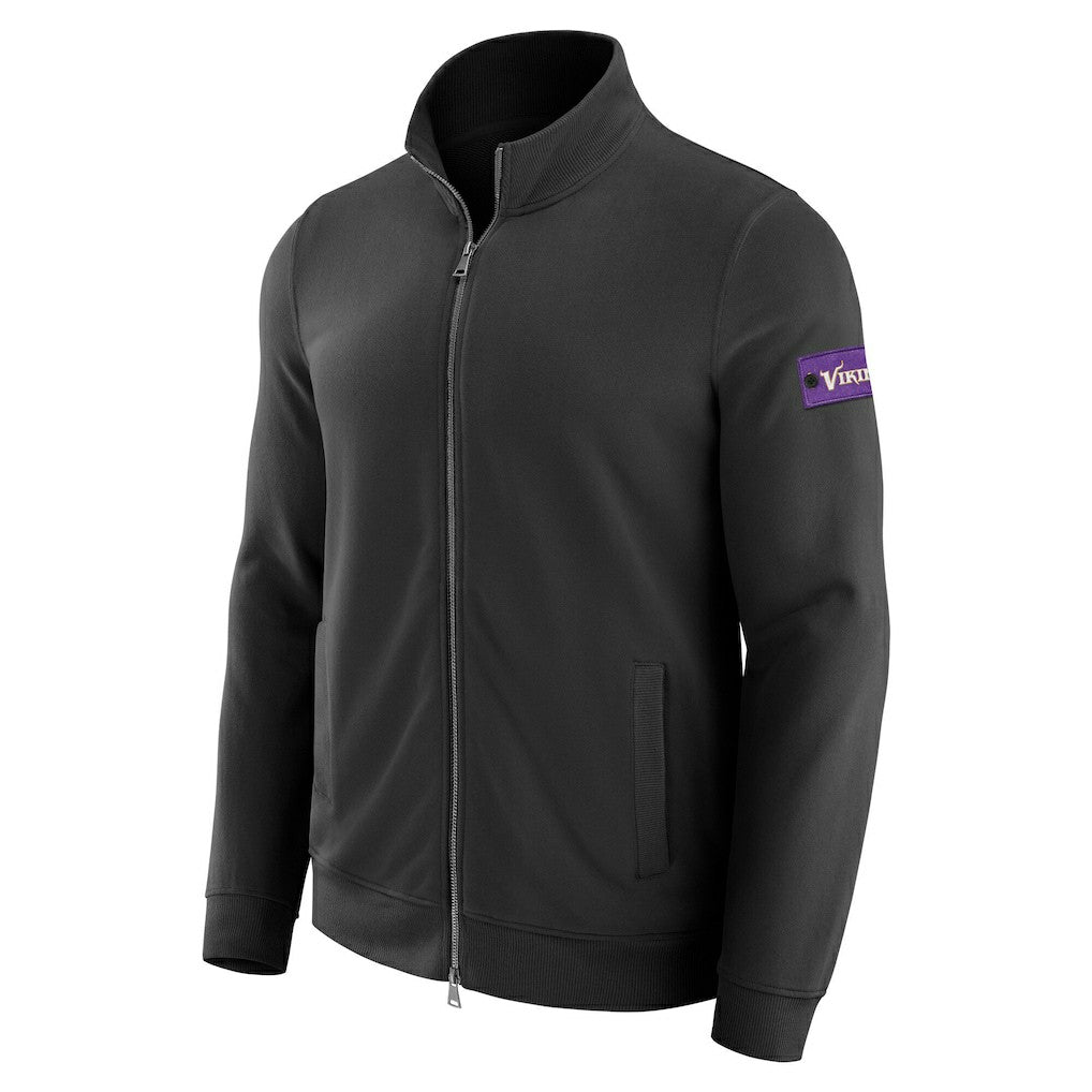 Minnesota Vikings J. Palmer QB1 Full-Zip Sweatshirt Black | NFL