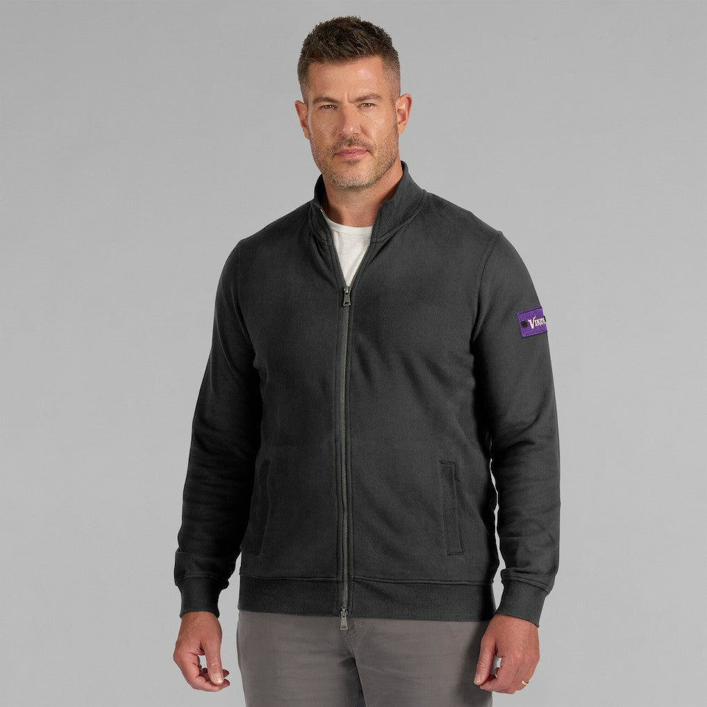 Minnesota Vikings J. Palmer QB1 Full-Zip Sweatshirt Black | NFL