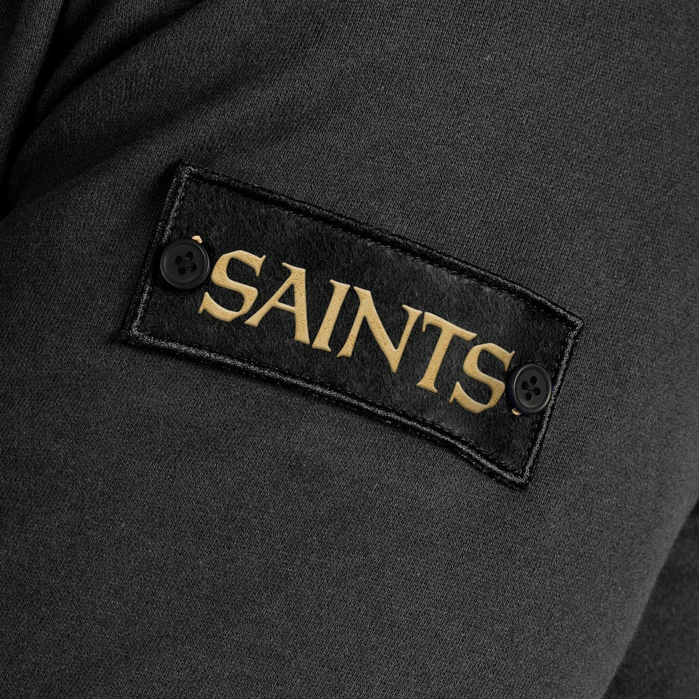 New Orleans Saints J. Palmer QB1 Full-Zip Sweatshirt Black | NFL
