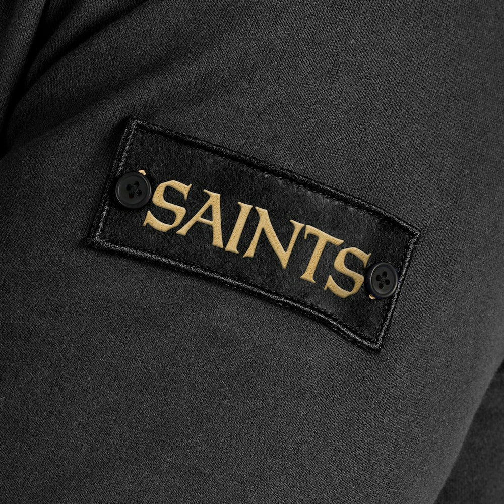 New Orleans Saints J. Palmer QB1 Full-Zip Sweatshirt Black | NFL