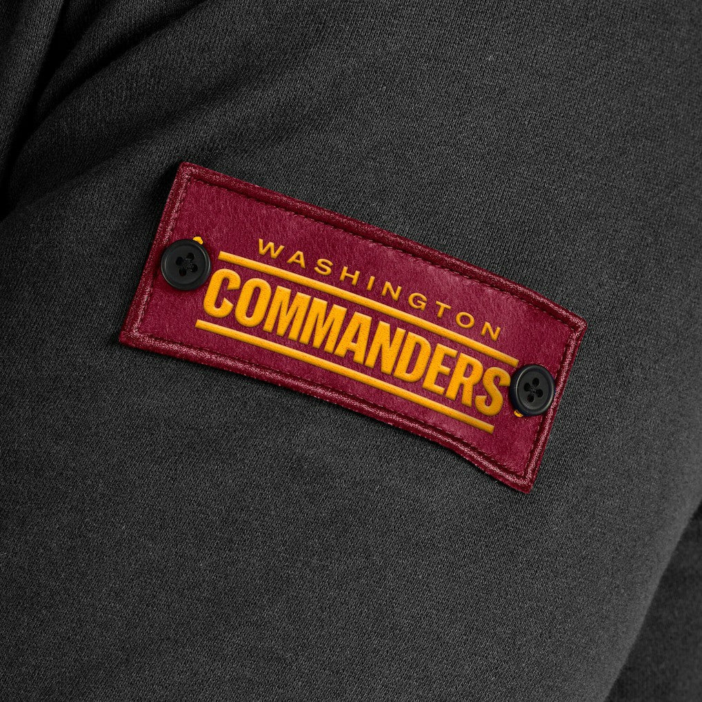 Washington Commanders J. Palmer QB1 Full-Zip Sweatshirt Black | NFL