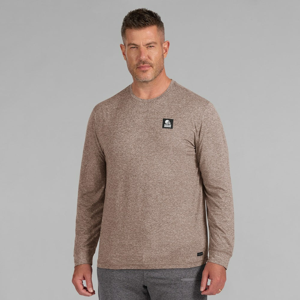 Cleveland Browns J. Palmer Four Down Long Sleeve T-Shirt Brown | NFL