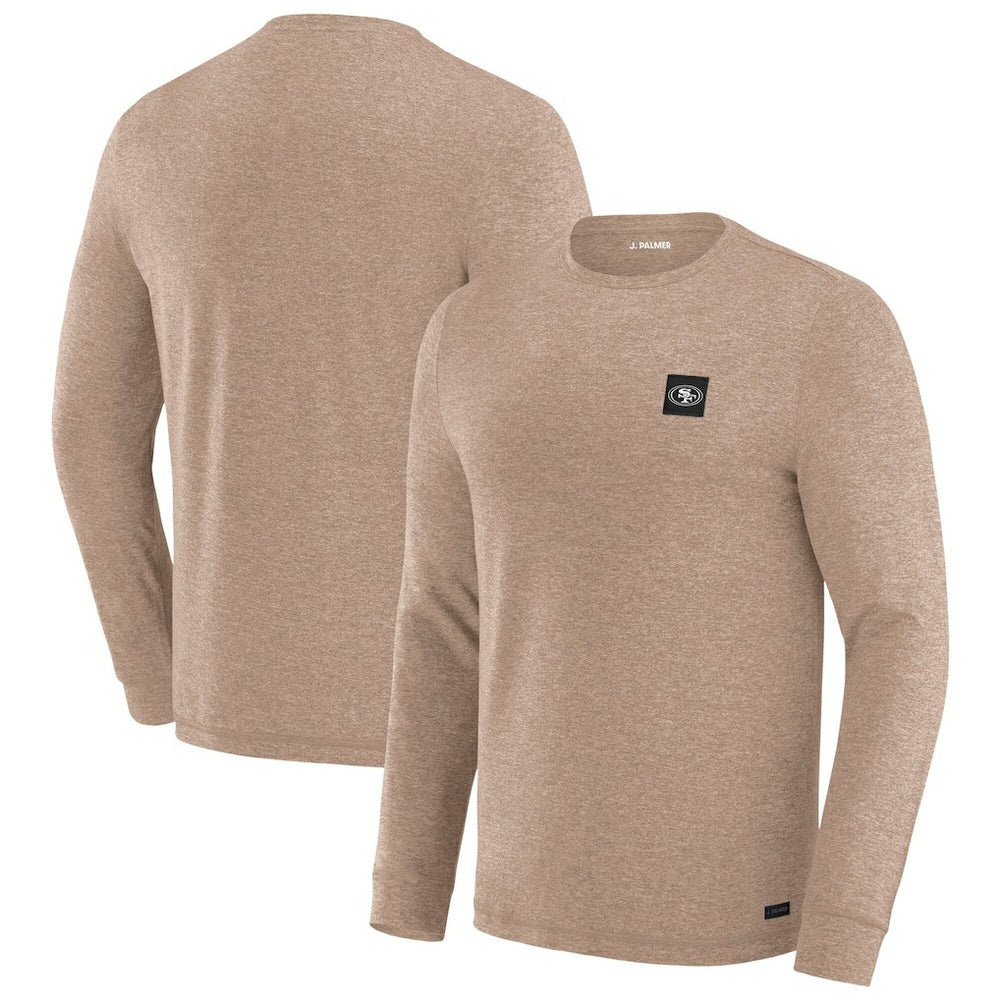 San Francisco 49ers J. Palmer Four Down Long Sleeve T-Shirt Tan | NFL