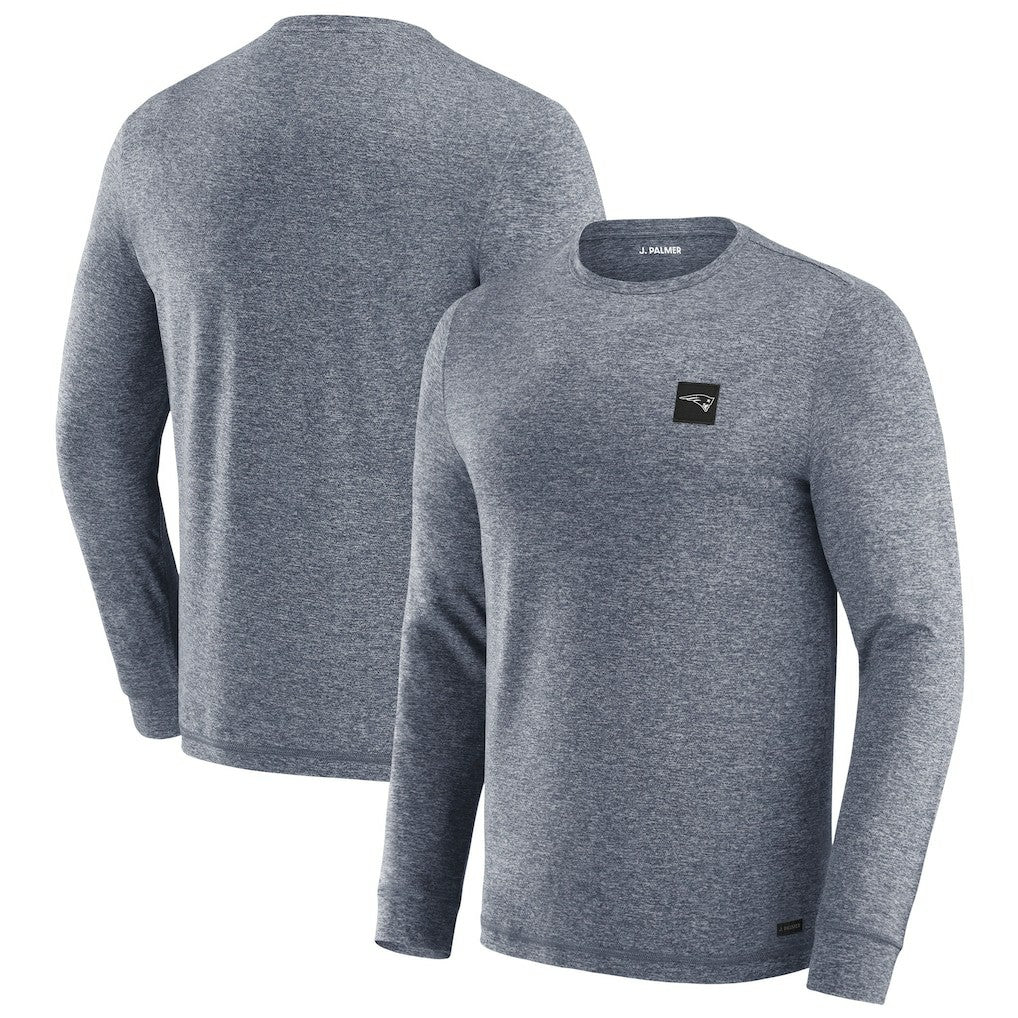 New England Patriots J. Palmer Four Down Long Sleeve T-Shirt Navy | NFL