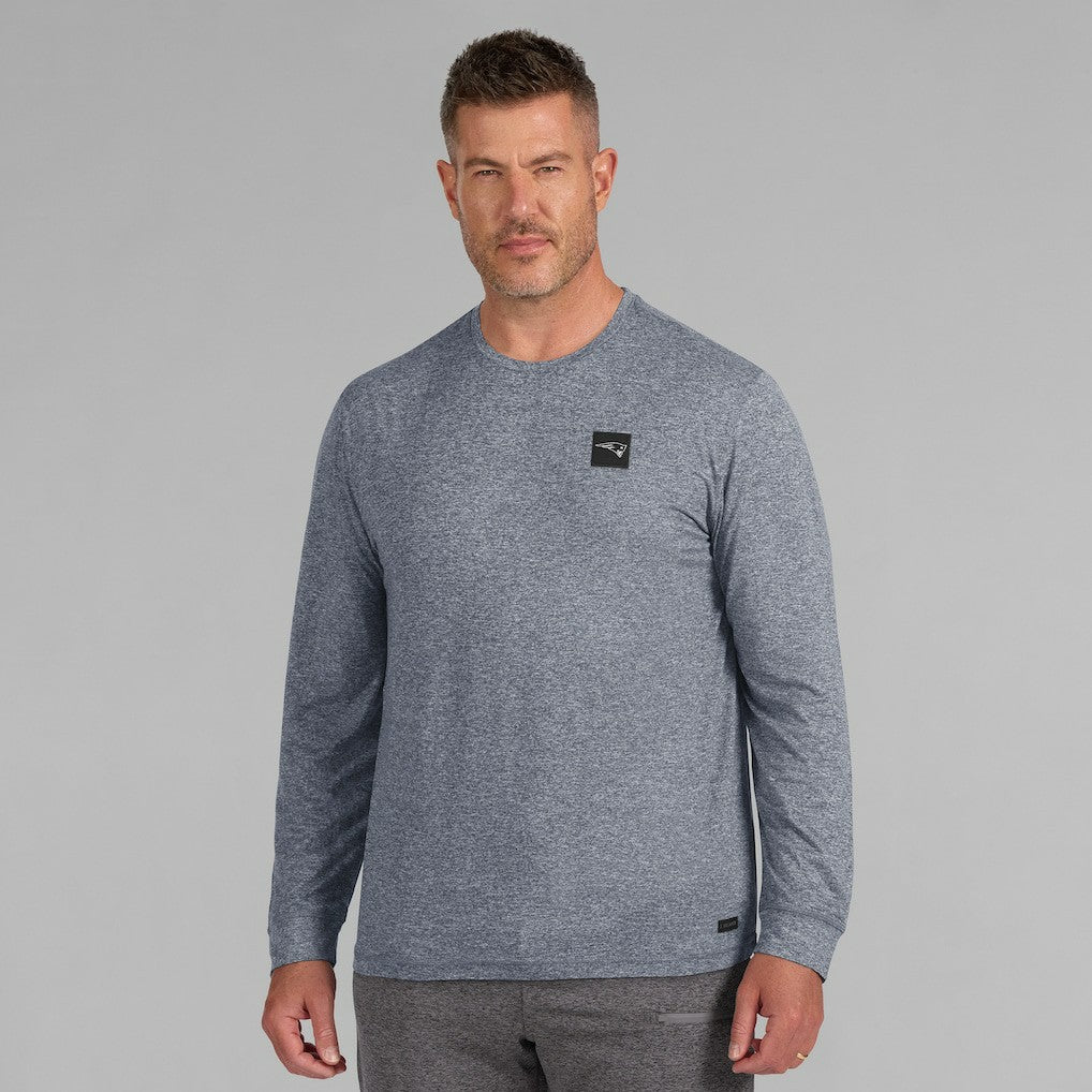 New England Patriots J. Palmer Four Down Long Sleeve T-Shirt Navy | NFL