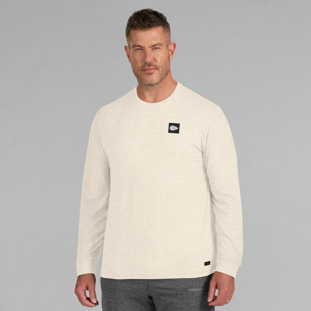 Kansas City Chiefs J. Palmer Four Down Long Sleeve T-Shirt Cream | NFL