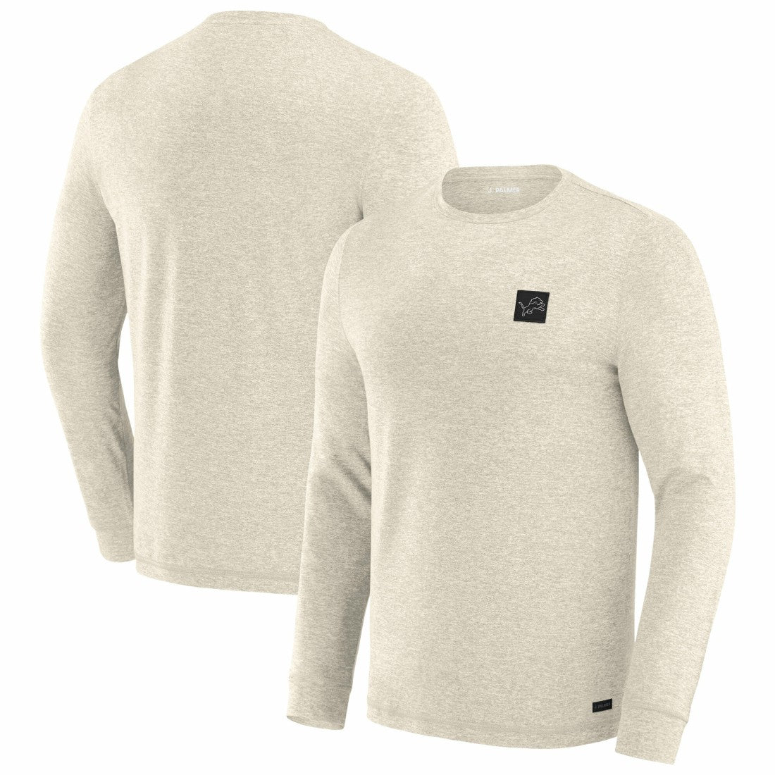 Detroit Lions J. Palmer Four Down Long Sleeve T-Shirt Cream | NFL