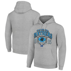Carolina Panthers Starter 80s Retro Pullover Hoodie Heather Gray | NFL