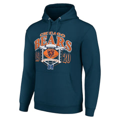 Chicago Bears Starter 80s Retro Pullover Hoodie Navy | NFL