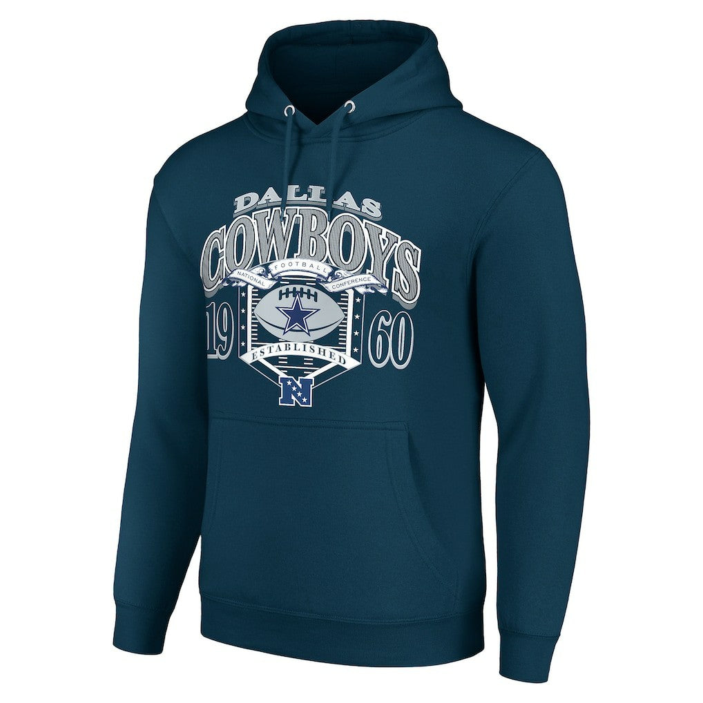 Dallas Cowboys Starter 80s Retro Pullover Hoodie Navy | NFL