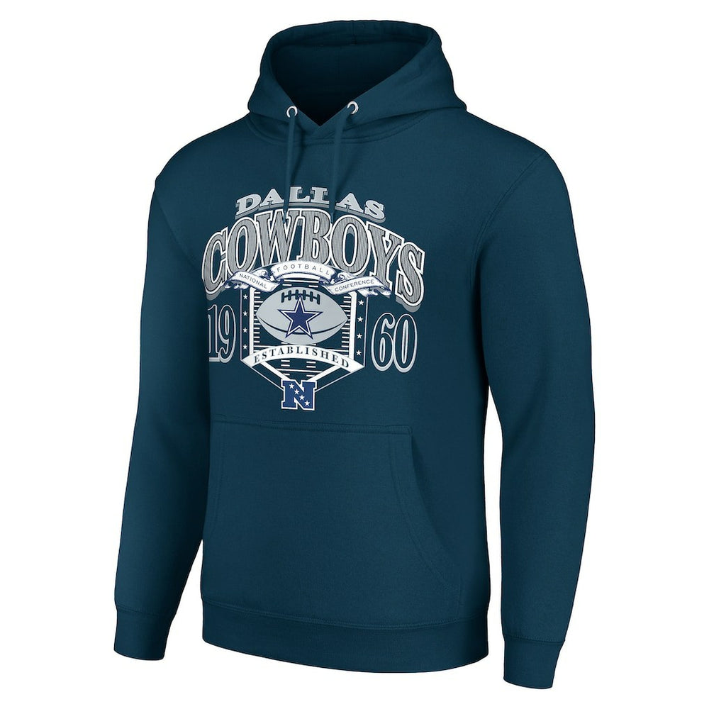 Dallas Cowboys Starter 80s Retro Pullover Hoodie Navy | NFL
