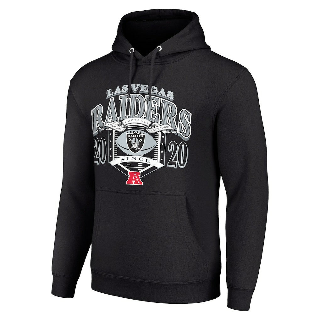 Las Vegas Raiders Starter 80s Retro Pullover Hoodie Black | NFL