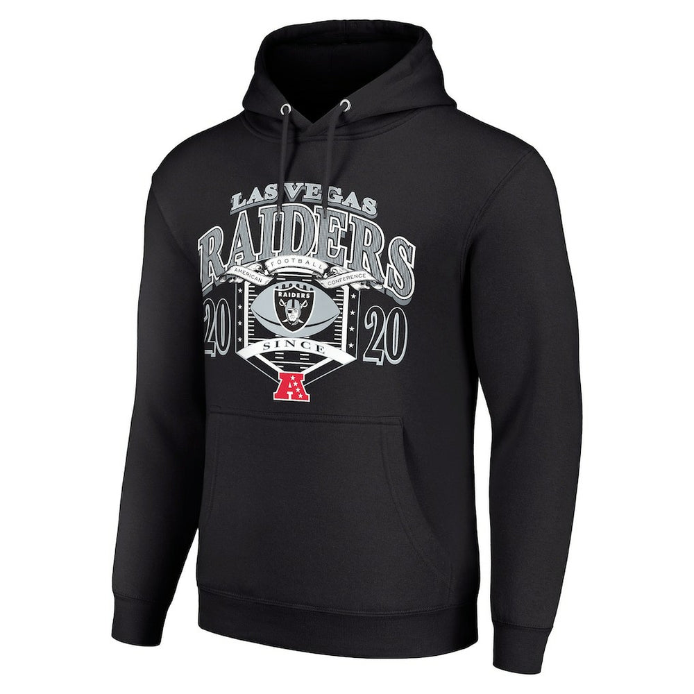 Las Vegas Raiders Starter 80s Retro Pullover Hoodie Black | NFL