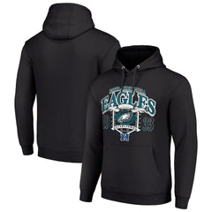 Philadelphia Eagles Starter 80s Retro Pullover Hoodie Black | NFL