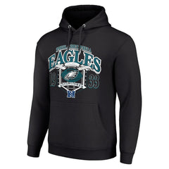 Philadelphia Eagles Starter 80s Retro Pullover Hoodie Black | NFL