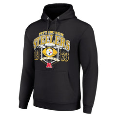 Pittsburgh Steelers Starter 80s Retro Pullover Hoodie Black | NFL