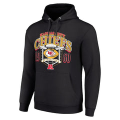 Kansas City Chiefs Starter 80s Retro Pullover Hoodie Black | NFL
