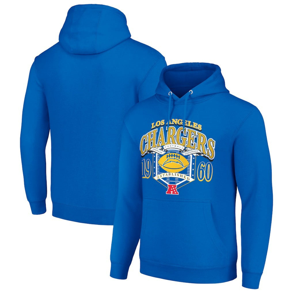 Los Angeles Chargers Starter 80s Retro Pullover Hoodie Royal | NFL
