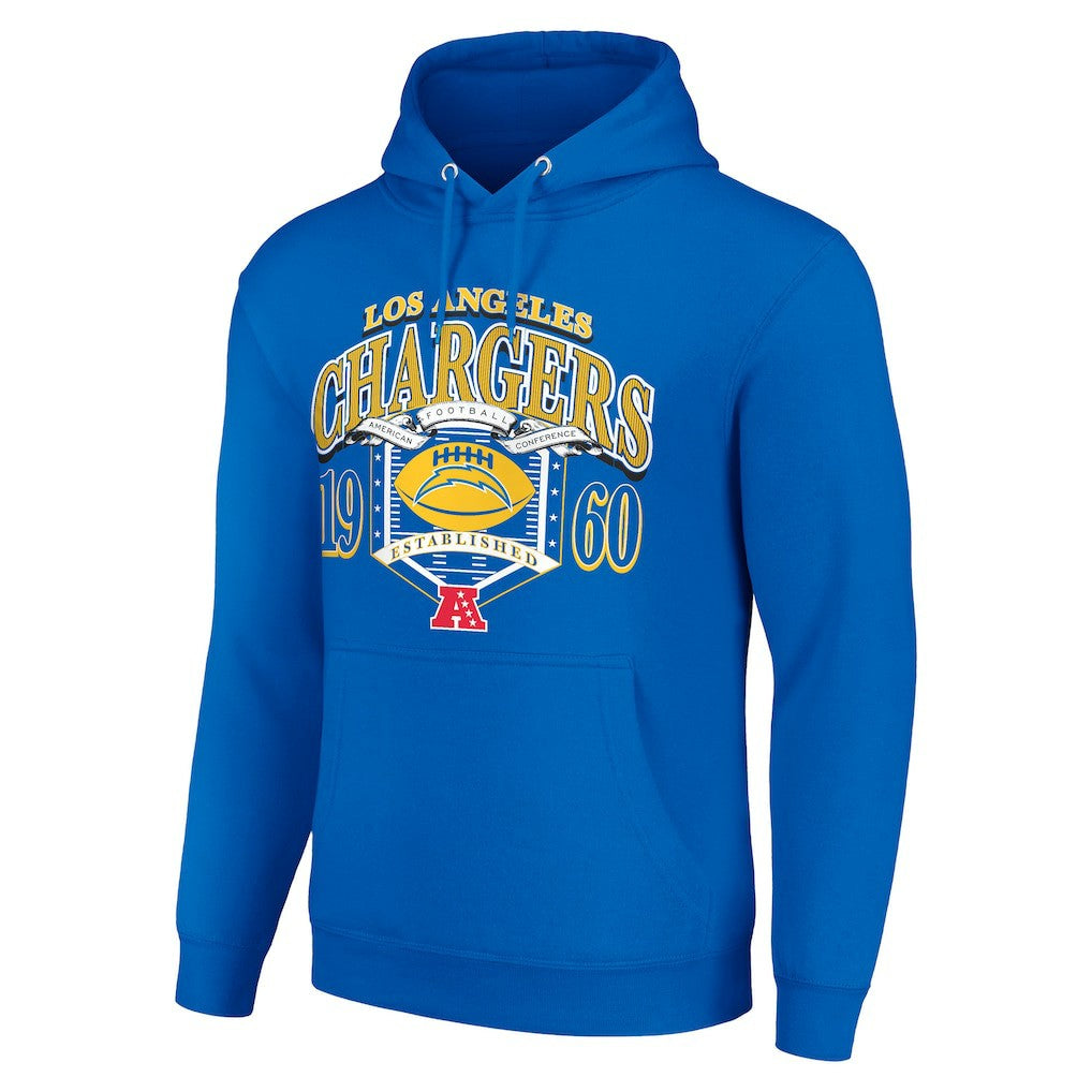 Los Angeles Chargers Starter 80s Retro Pullover Hoodie Royal | NFL