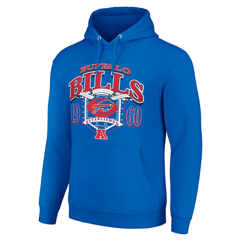 Buffalo Bills Starter 80s Retro Pullover Hoodie Royal | NFL