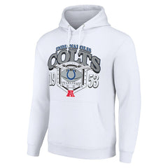 Indianapolis Colts Starter 80s Retro Pullover Hoodie White | NFL