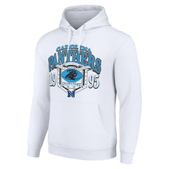 Carolina Panthers Starter 80s Retro Pullover Hoodie White | NFL