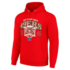 San Francisco 49ers Starter 80s Retro Pullover Hoodie Scarlet | NFL