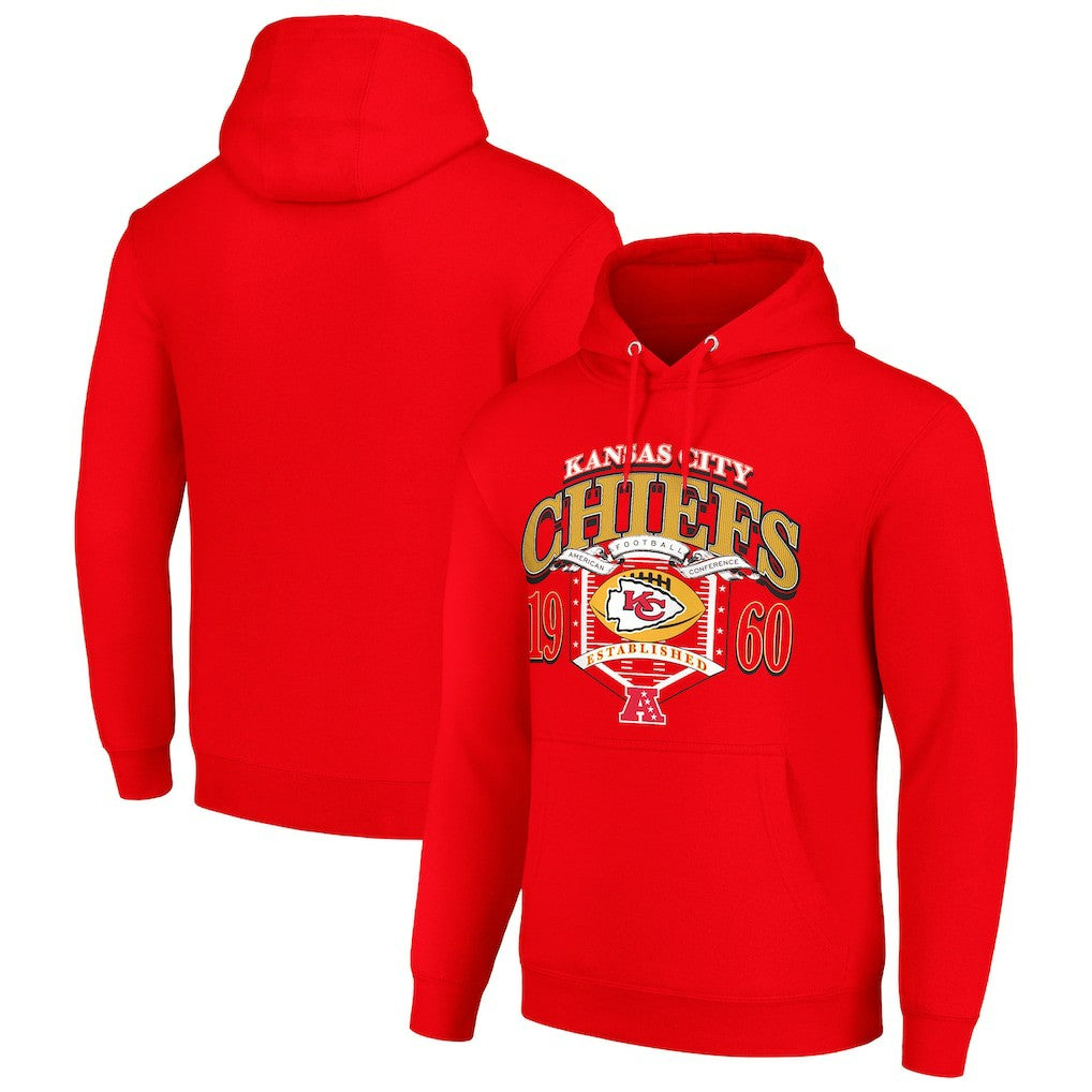 Kansas City Chiefs Starter 80s Retro Pullover Hoodie Red | NFL