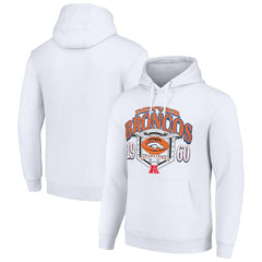 Denver Broncos Starter 80s Retro Pullover Hoodie White | NFL